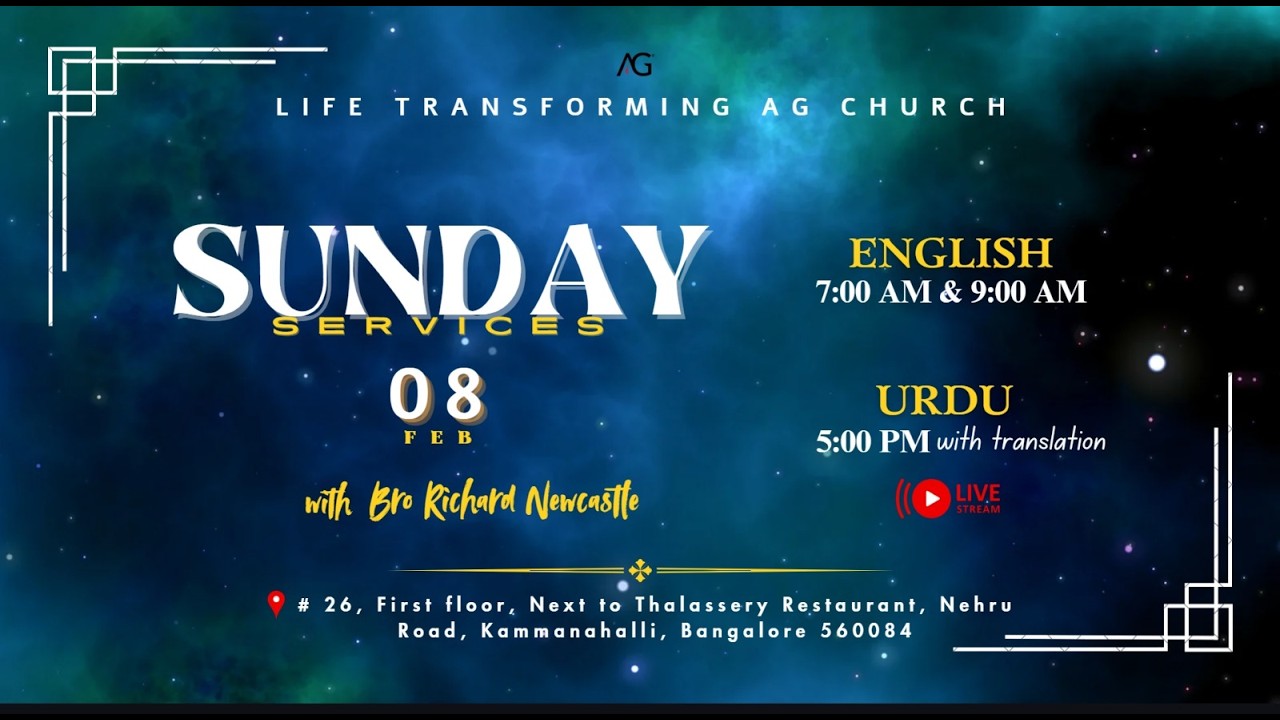 Life Transforming AG Church || Sunday First Service || Bro Richard Newcastle