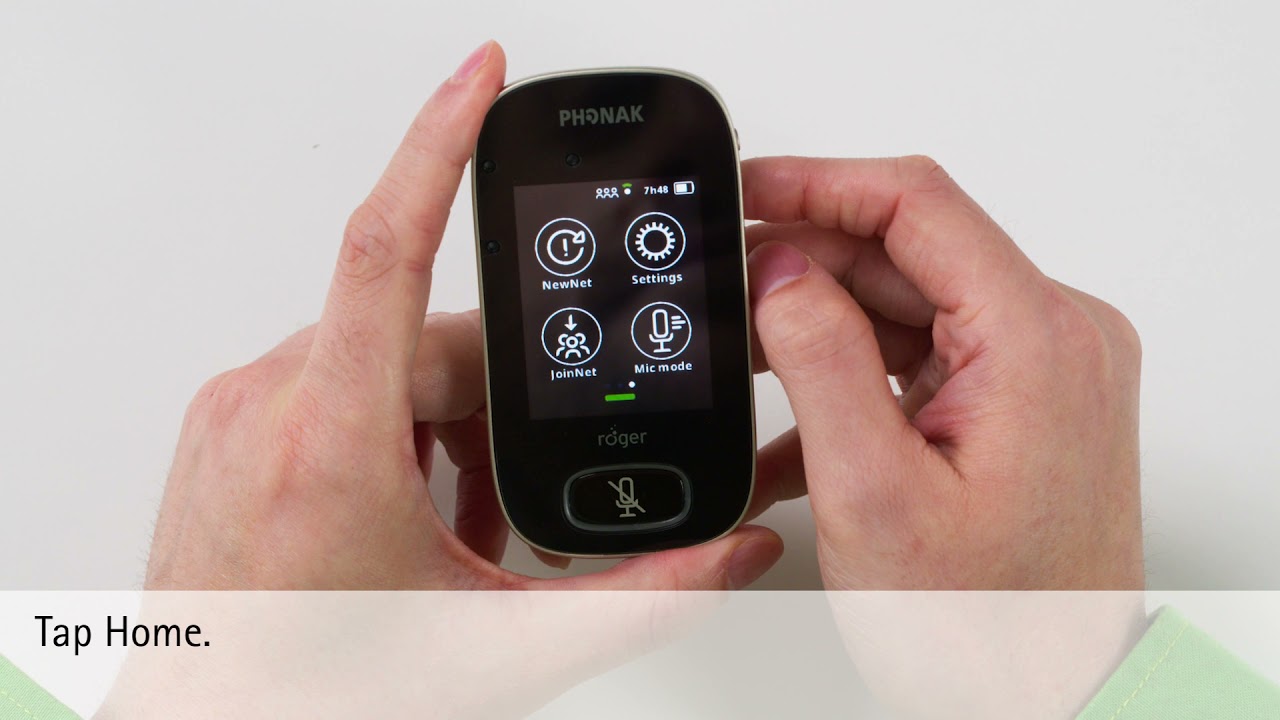 Roger Touchscreen Mic Network Settings