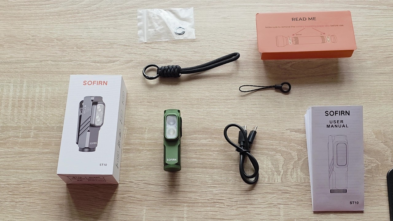 SOFIRN ST10 Mini flashlight, UnboxingPL. SOFIRN ST10 Klips, LED, Aku14500.Warszawa, 🇵🇱. Polska. [4K]