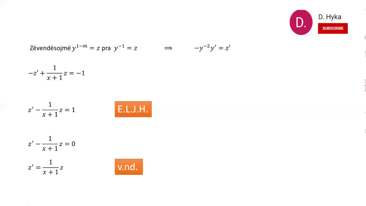 Ekuacioni i Bernulit