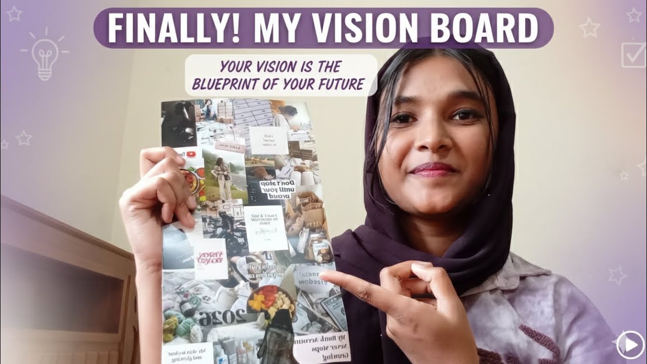 Ohh! ഇത്രയും simple ആയിരുന്നോ vision board create ചെയ്യാൻ #visionboard #trending 