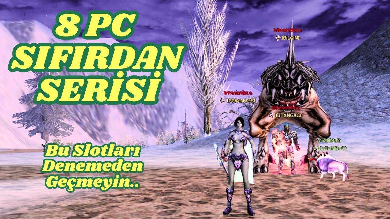 8 PC SIFIRDAN SERİSİ - 10 | ARTIK KAR ELDE EDİYORUZ!! | Knight Online