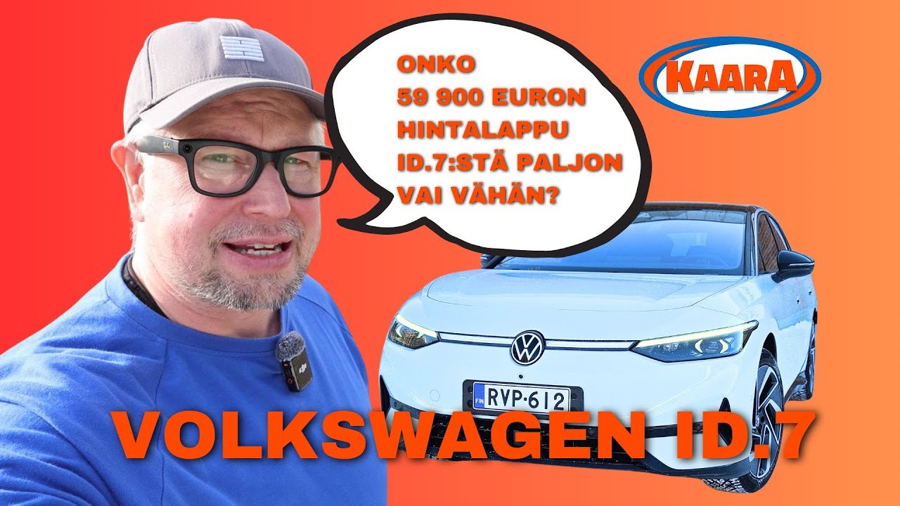 Volkswagen ID.7 koeajo &ndash; KaaraTV testaa Volkkarin s&auml;hk&ouml;isen j&auml;ttisedanin/liftbackin
