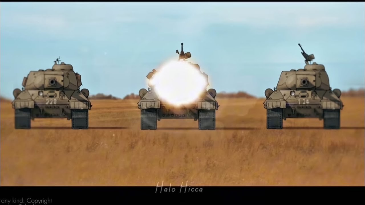 A Panther, Jagdtiger, VS 3 IS-2 (Mod 1944)  | EPIC HD Animation