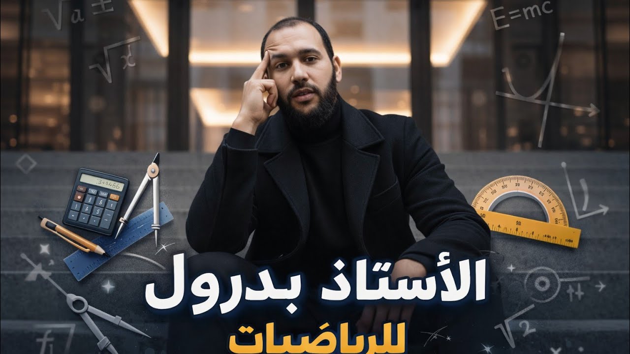 الرابعة متوسط أقوى مراجعة في الرياضيات مرتجعة شاملة لجميع دروس الهندسة للفصل الأول مع الأستاذ بدرون 