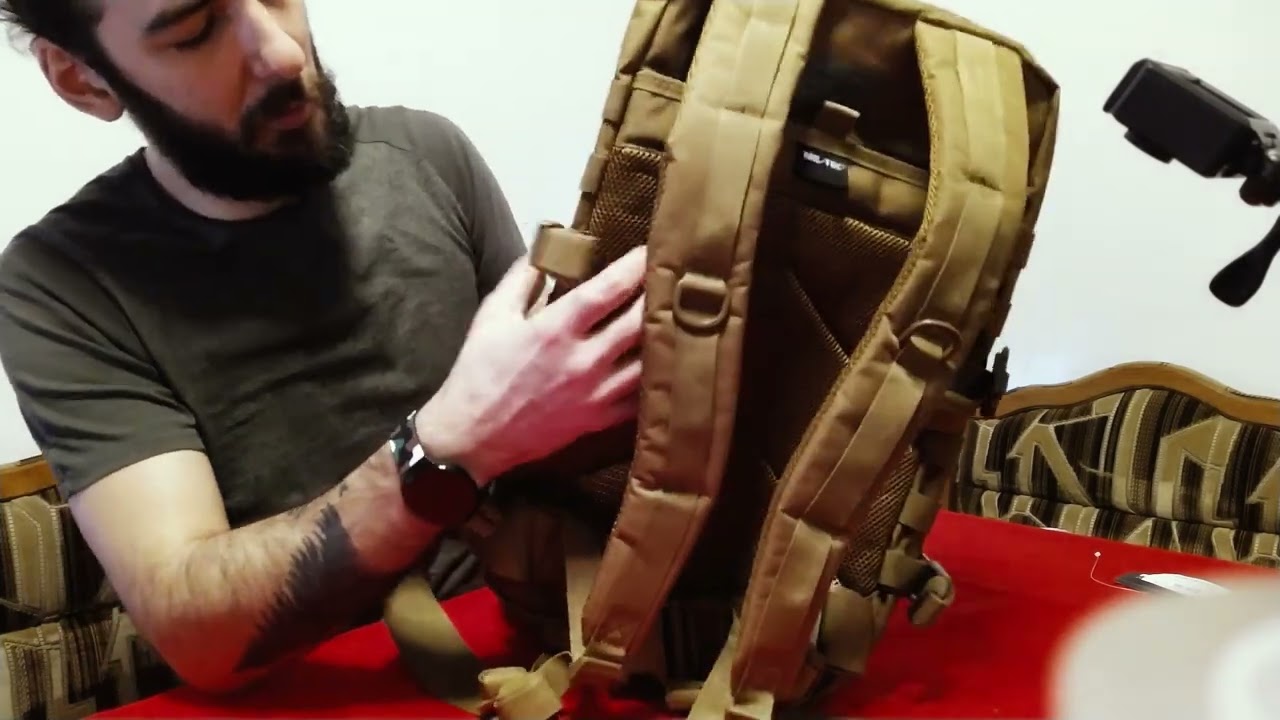 My Oqtagon Review Rucsac Militar 36L Mil-Tec Coyote cod 5467