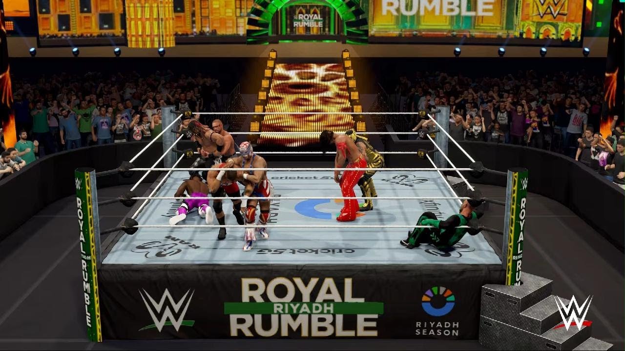 WWE 2K25 I resimulation The mens royal rumble