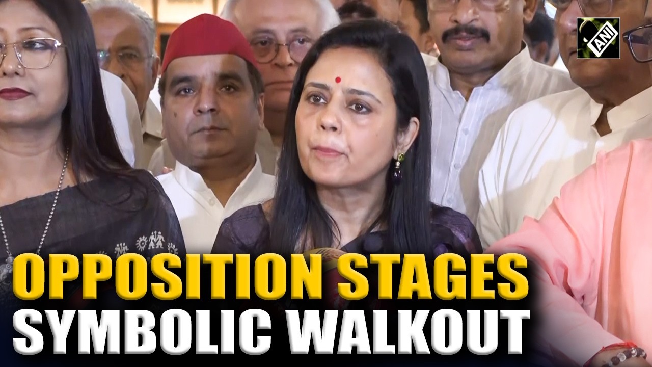 Oppn stages symbolic walk-out in protest against recognition of NCPI with TMC Rebels| All Party Meet