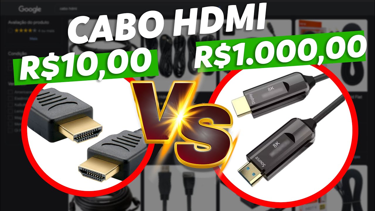 Testamos cabos HDMI de valores diferentes. Veja a diferen&ccedil;a na pr&aacute;tica! | SOLU&Ccedil;&Otilde;ES HDMI