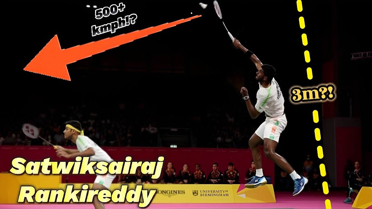 Fastest Smashers in Badminton - Satwiksairaj Rankireddy | Smash Compilation