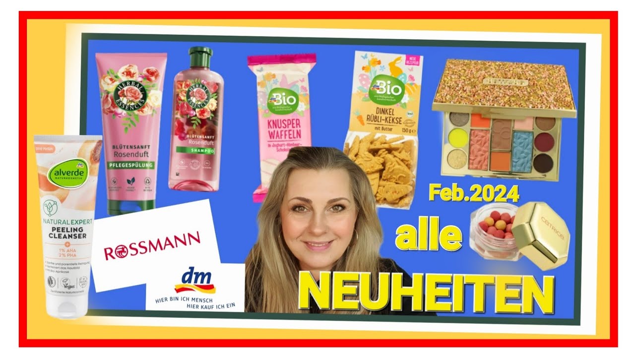ALLE NEUHEITEN DROGERIE  dm und Rossmann HAUL |  Februar 2024