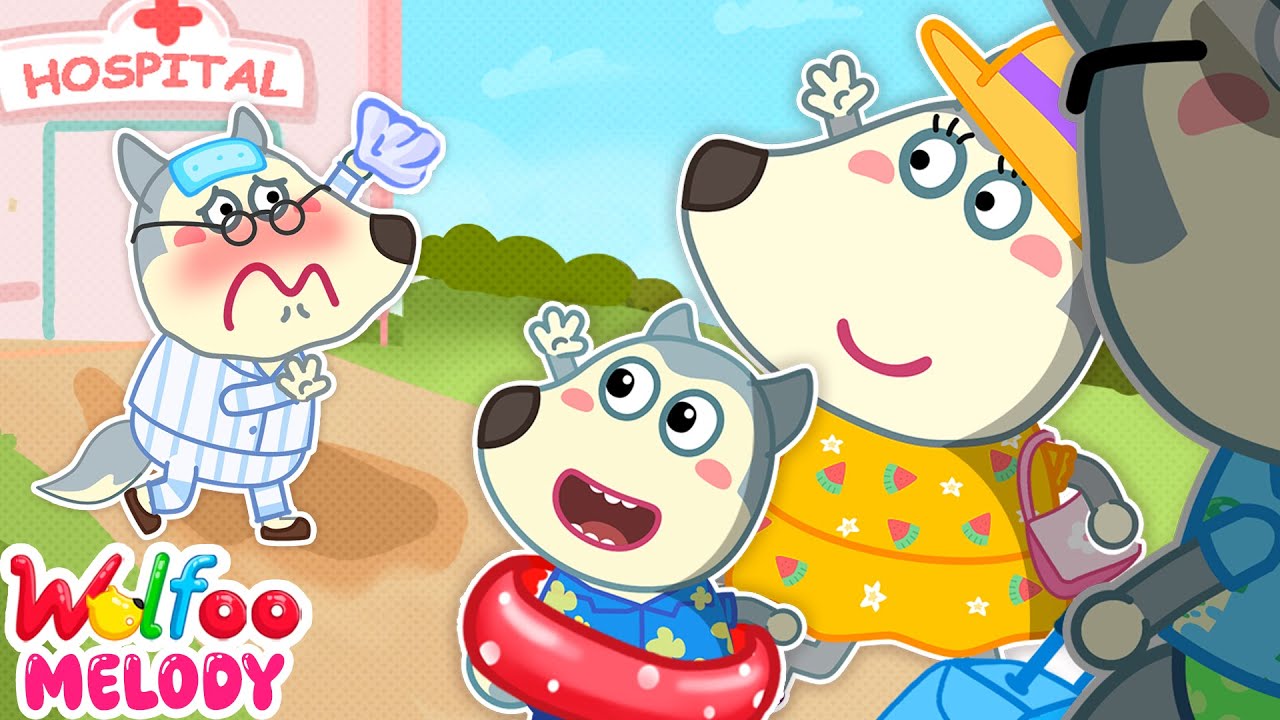 Uh Oh! Grandma Is Sick 💔 Family Miss You Song | Kids Songs
