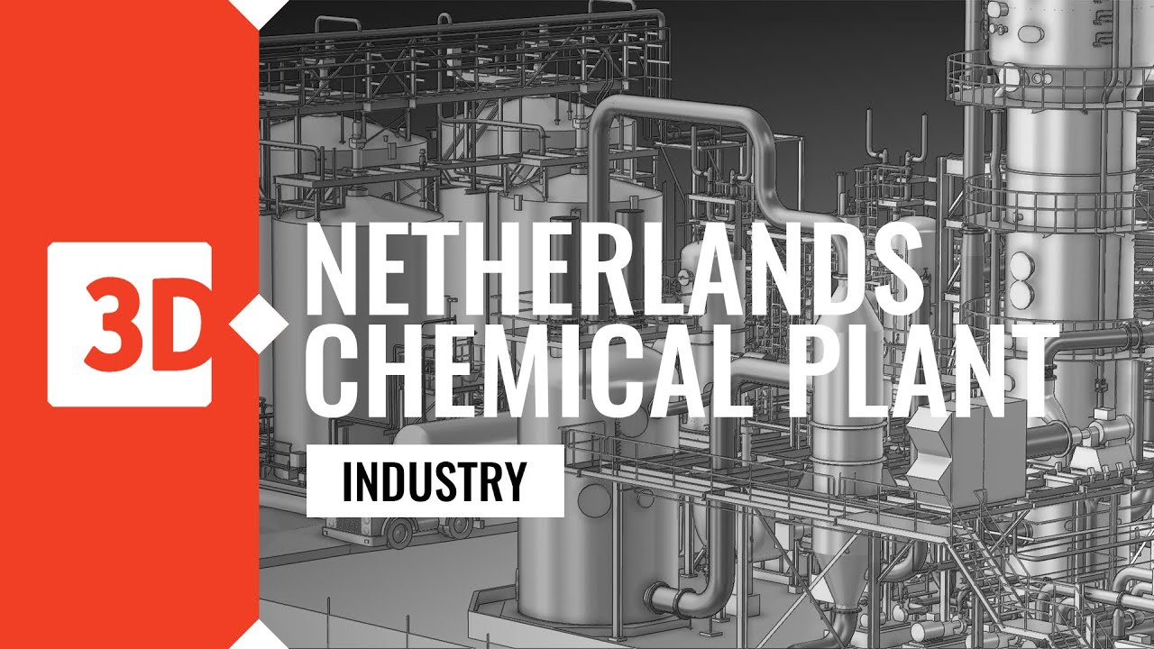 Netherlands chemical plant - point cloud, Aveva PDMS, clash verification