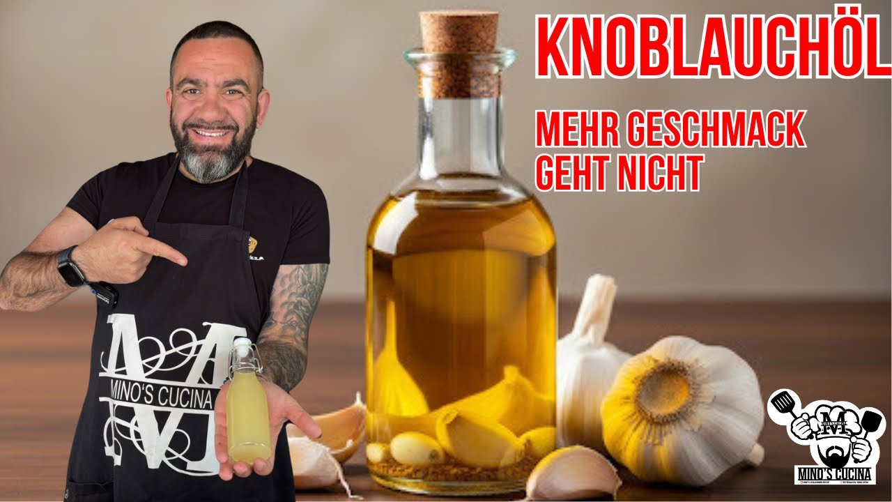 Knoblauchöl selber machen,einfaches Rezept & Küchenhack