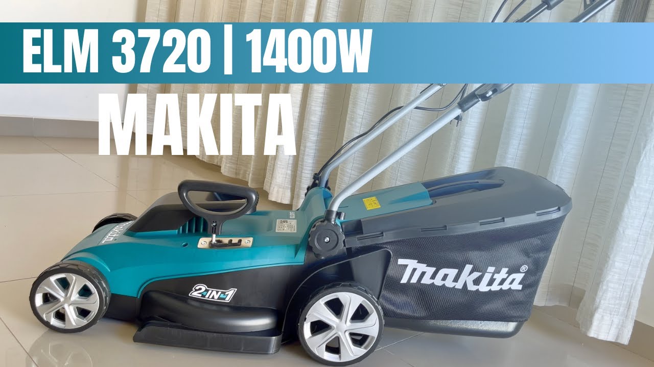 CORTADOR DE GRAMA MAKITA ELM 3720 | 1400w | UNBOXING, CARACTERÍSTICAS E PRIMEIRO USO