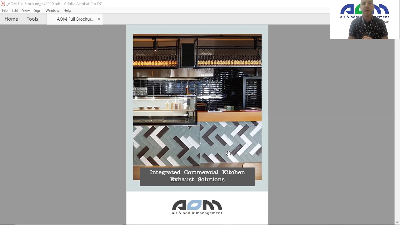 AOM Australia 10 minute product presentation Commercial kitchen exhaust systems
