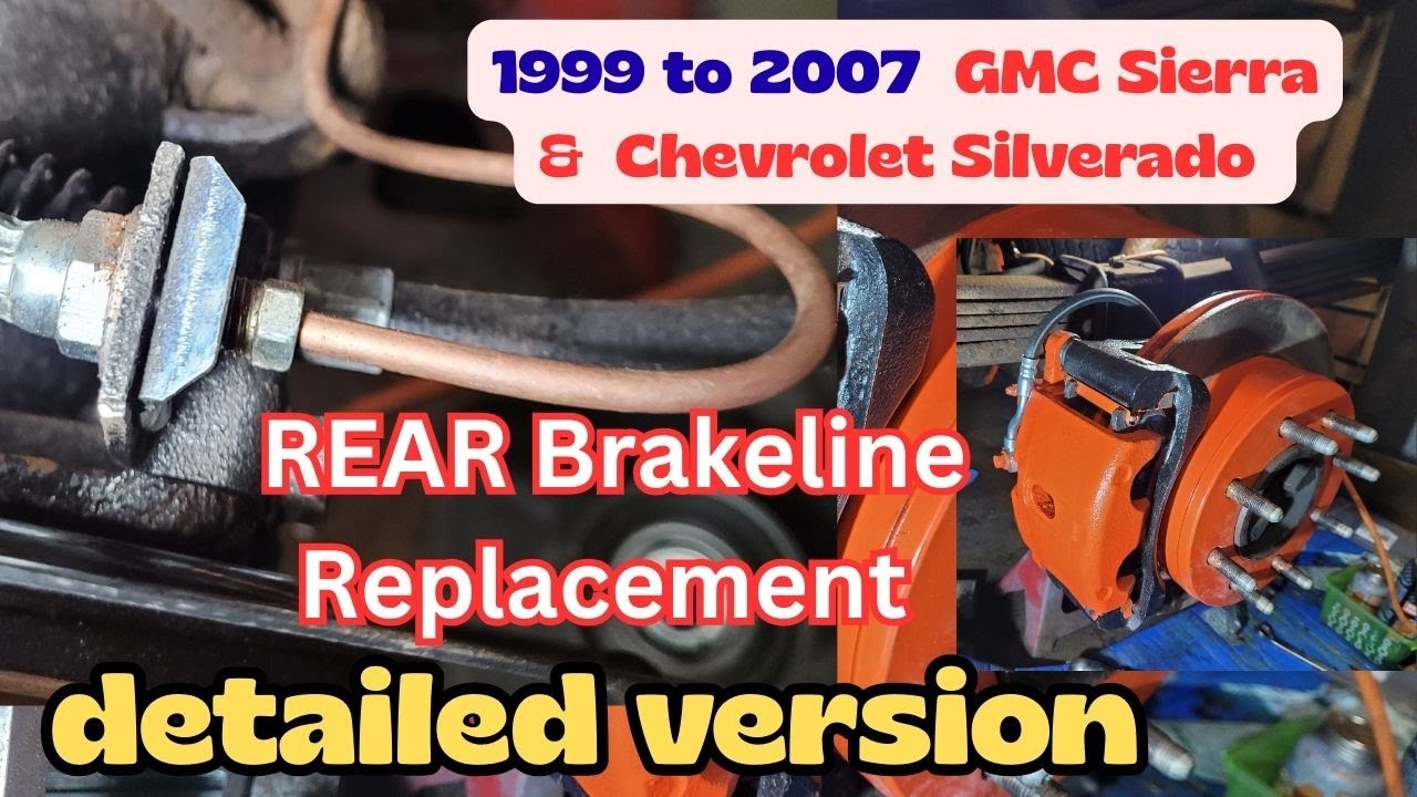 КАК ЗАМЕНИТЬ ЗАДНЮЮ ТОРМОЗНУЮ ТРУБУ НА GMC Sierra 2500 2000 ГОДА (Sierra и Silverado 1999 - 2007 ...