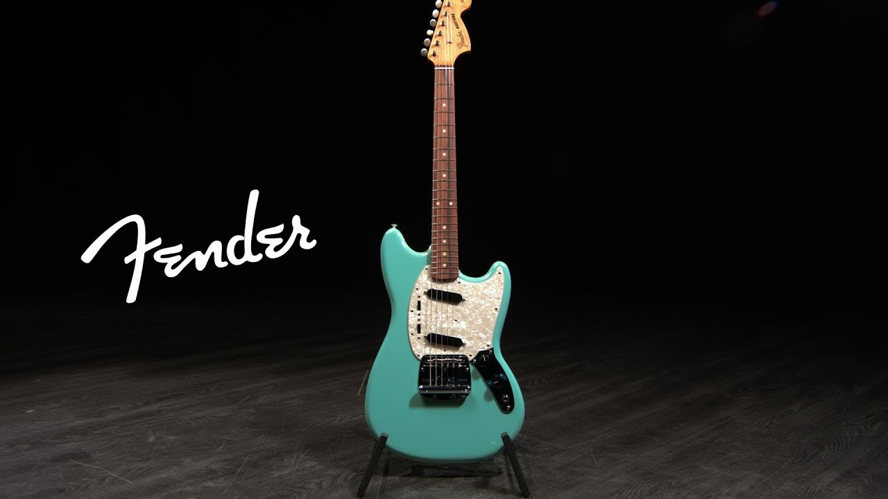 Fender Vintera 60s Mustang PF, Sea Foam Green | Gear4music demo