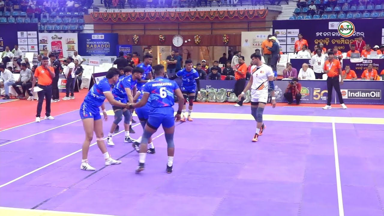 Maharashtra Vs Tripura Kabaddi Match, 71st Senior National Kabaddi Championship 2025 | ADT Sports