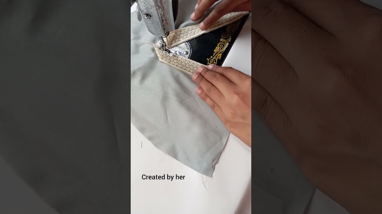 Slit lace sewing Tips and Tricks #createdbyher #sewinghacks #sewintutorial #sewingsecrets #sewingtip