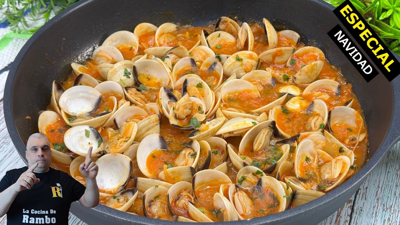 🤩 Almejas a la Marinera muy Económicas y Fácil de Hacer // ESPECIAL NAVIDAD‼️BRUTAL