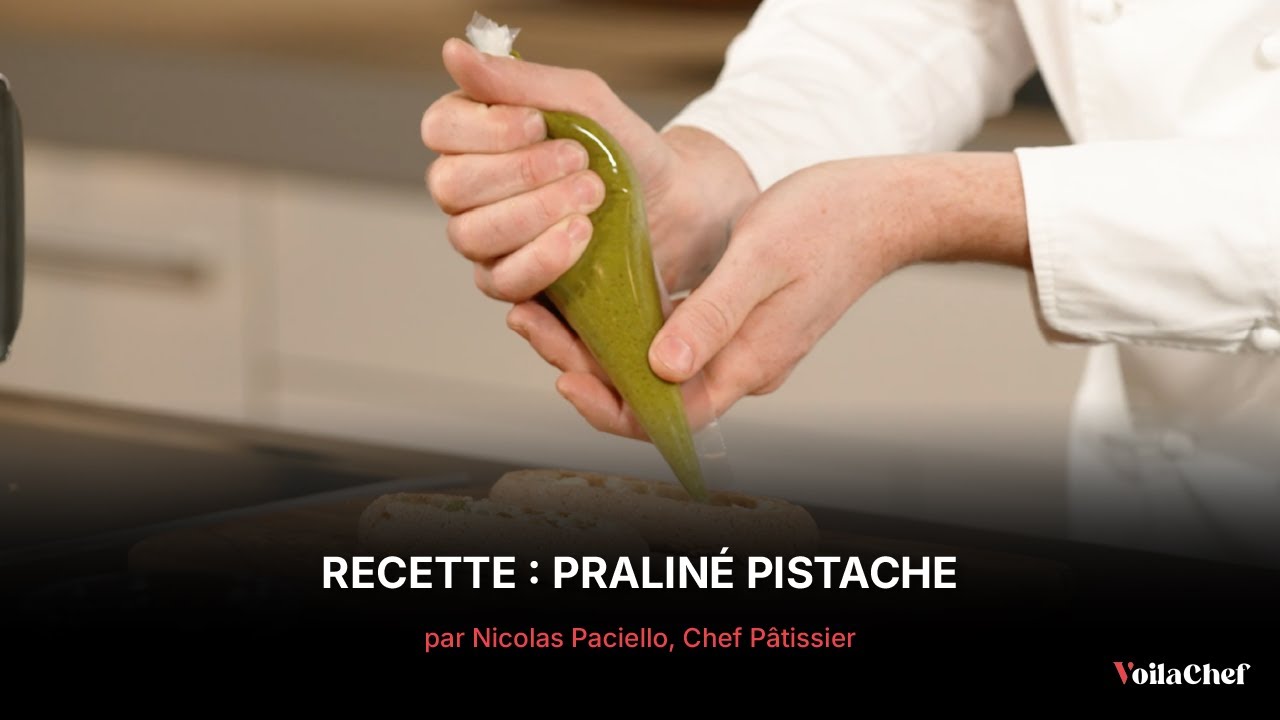 Recette du Praliné Pistache par Nicolas Paciello, Chef pâtissier | Recette de grand Chef