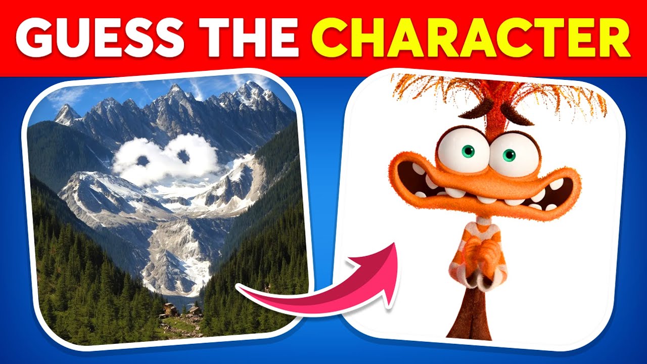 Guess the Inside Out 2 Characters by ILLUSION 😁😭😱🤢😡 Squint Your Eyes | Inside Out 2 Movie Quiz