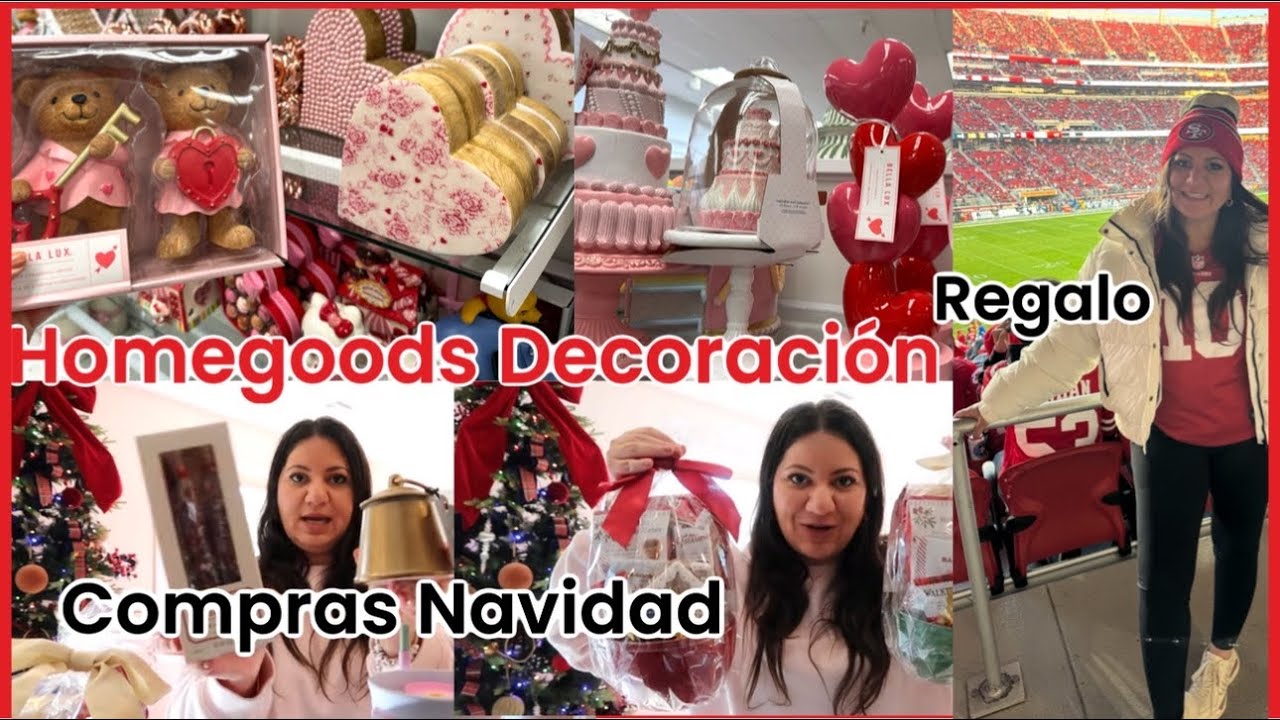 DECORACIÓN HOMEGOODS NUEVA | COMPRAS NAVIDEÑAS E IDEAS REGALOS DE  NAVIDAD | REGALO ESPECIAL | VLOG