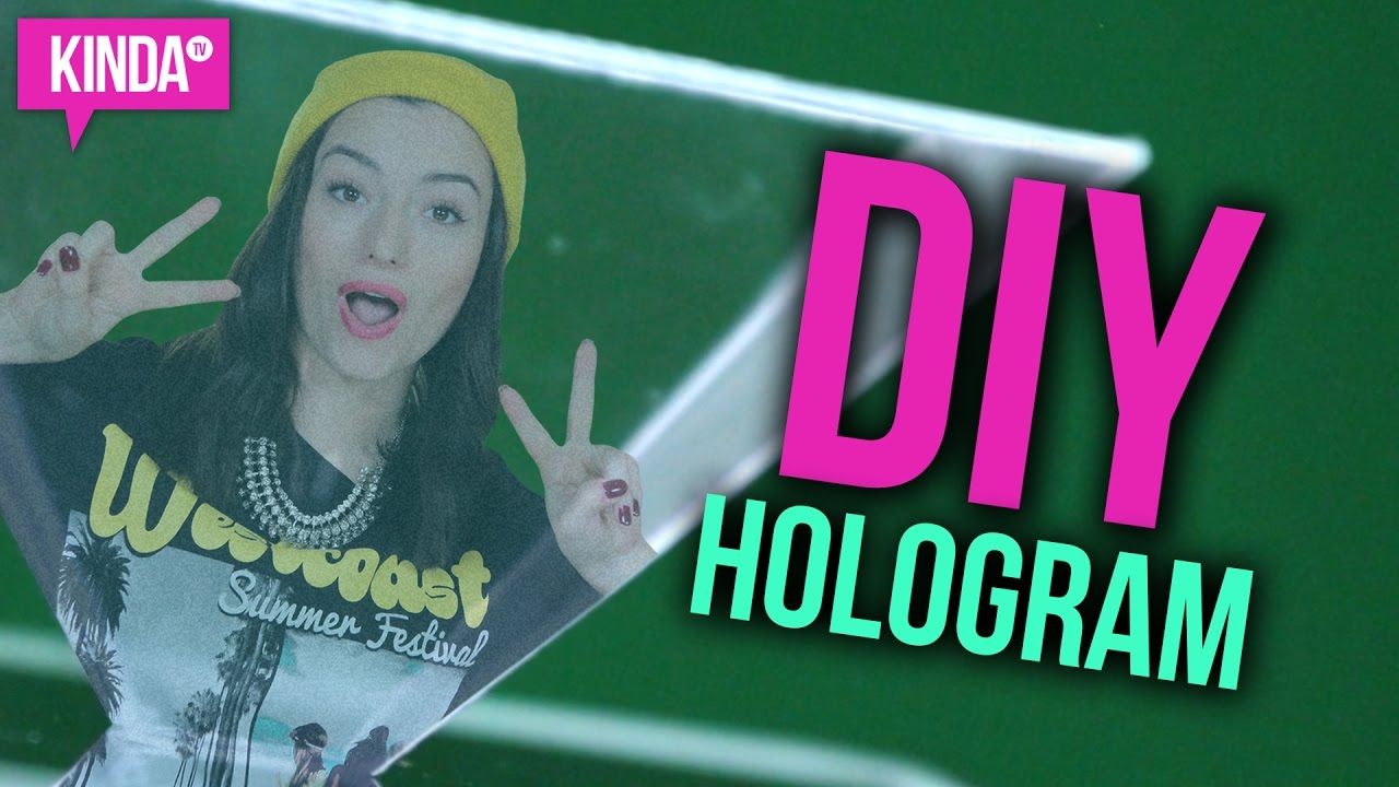 MAKE YOUR OWN DIY HOLOGRAM!! | KindaTV ft. Natasha Negovanlis