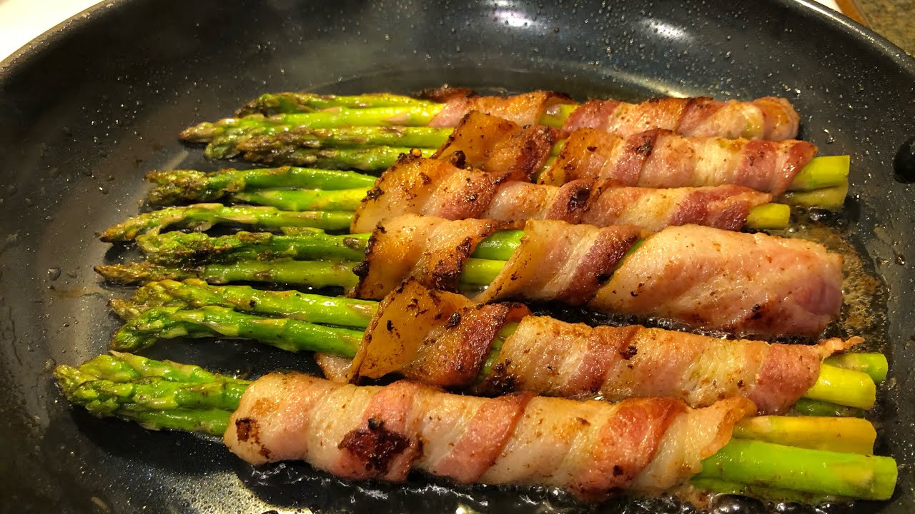 HOW TO MAKE BACON ASPARAGUS QUICK AND EASY 2 INGREDIENTS NEEDED