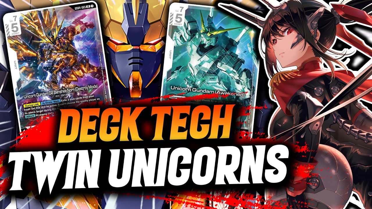 The DESTROYERS! Twin Unicorn Gundam Control Deck Tech ► Gundam Card Game