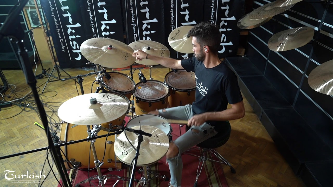 Turkish Cymbals Golden Legend Series ( Playing with drums 2 )
