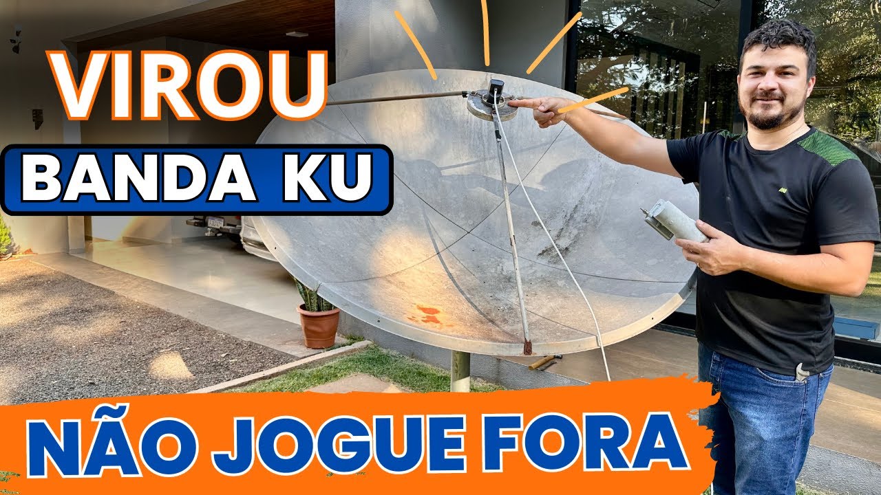 Transforme sua Antena Banda C em uma Poderosa Parabólica Banda Ku: Guia de Configuração