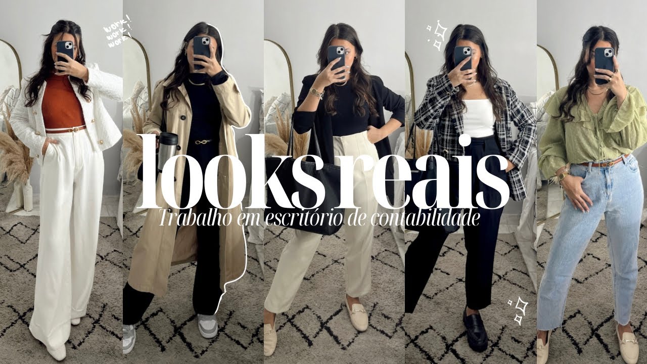LOOKS REAIS DE TRABALHO | escritório de contabilidade… | Marcely Borges
