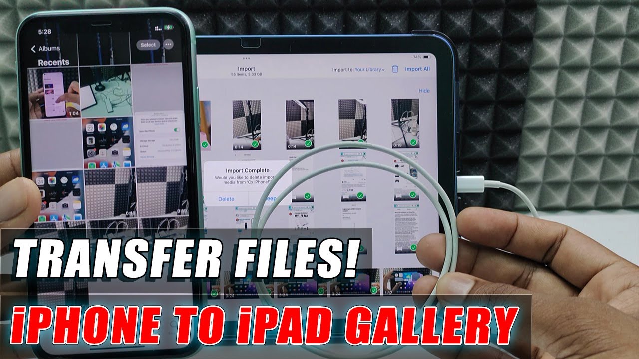 how to transfer photos & videos from iphone to ipad?