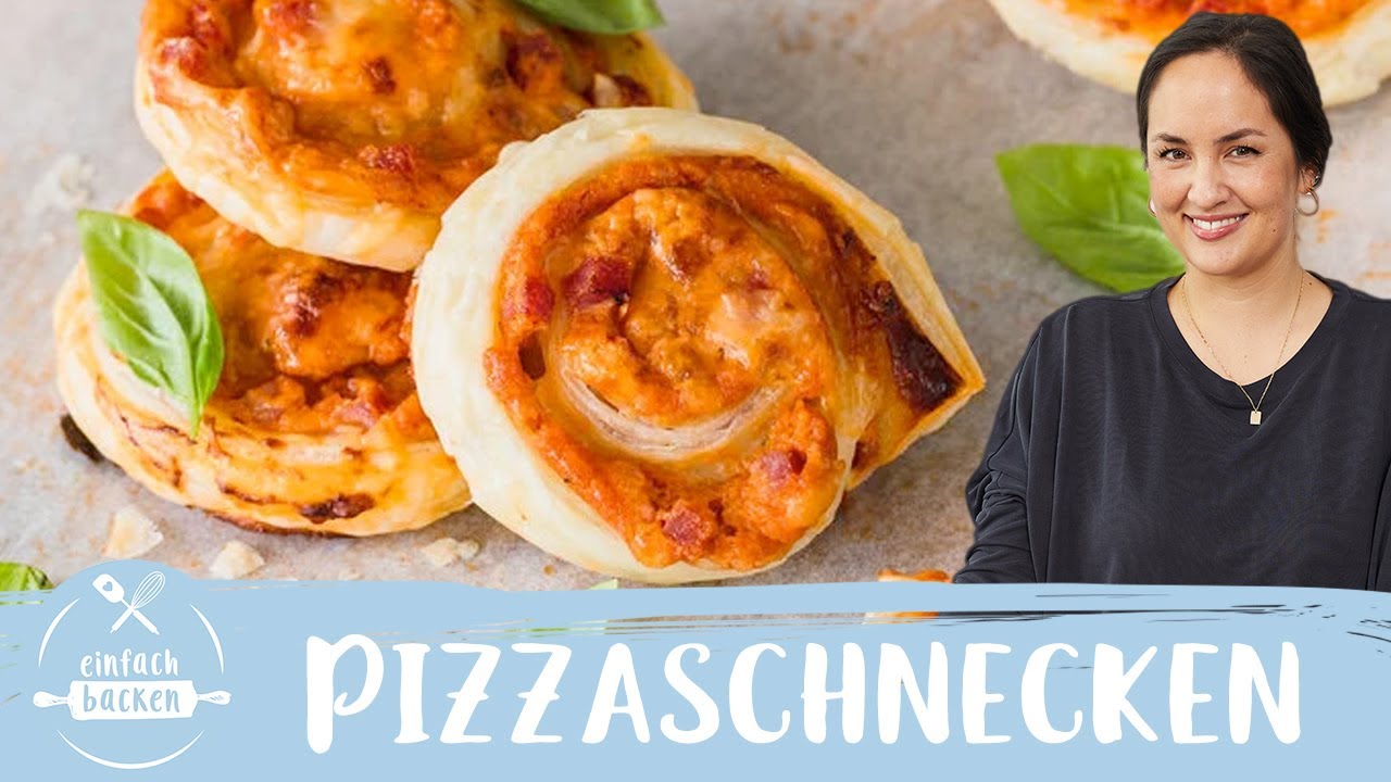 Pizzaschnecken | Party Pizza Schnecken | Fingerfood | 😋  I Einfach Backen