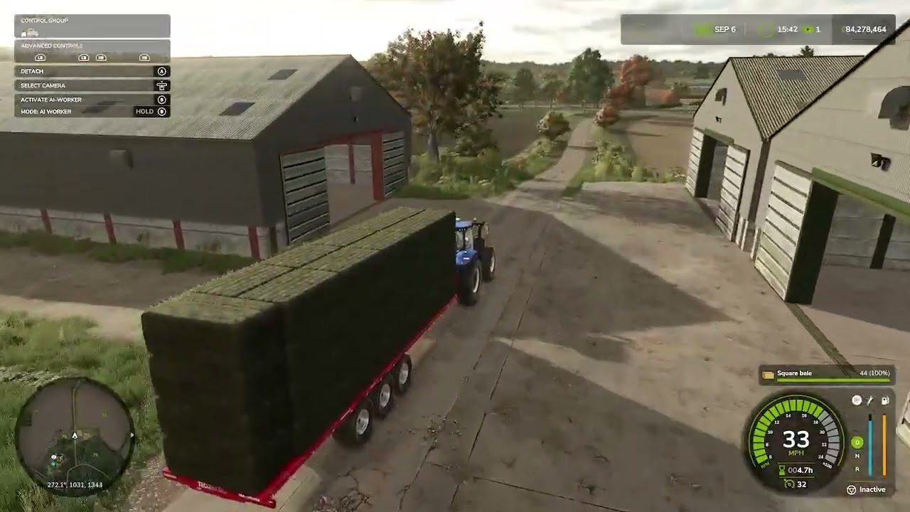 farm Simulator 25 with No. Micphone real day_to_day working on my farm game Xbox (Part 1/2)