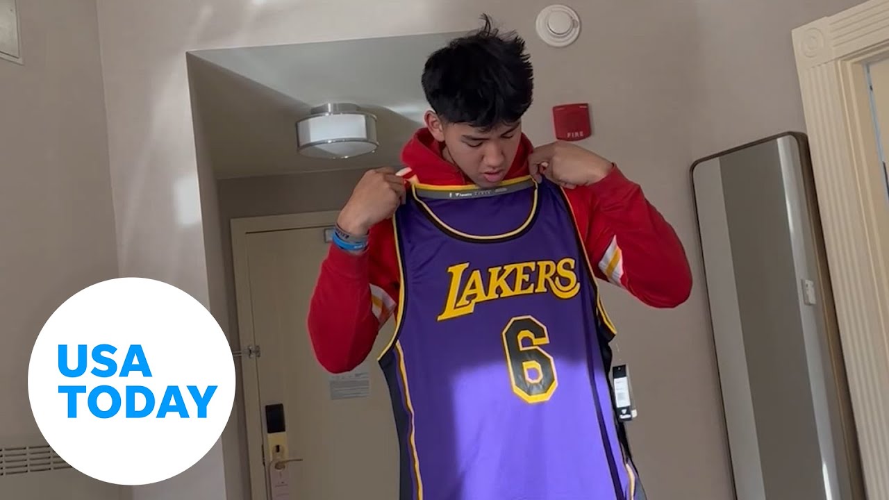 Lebron James super fan gets dream Lakers tickets for his 18th birthday | USA TODAY