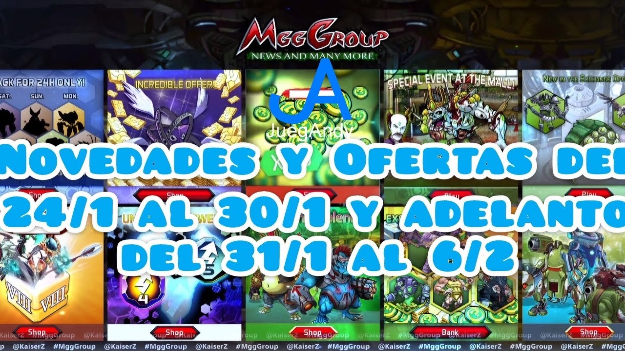Novedades y Ofertas del 24 al 30/1 y adelanto del 31/1 al 6/2, Mutants Genetic Gladiators, Mgg.