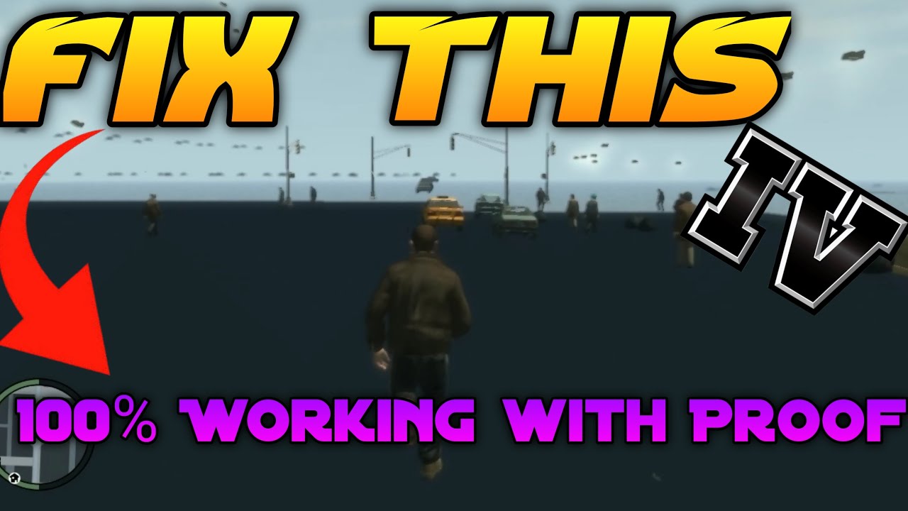GTA 4 Invisible World & Texture Not Loading Fix | How to Solve Graphics Glitches and Bugs Easily