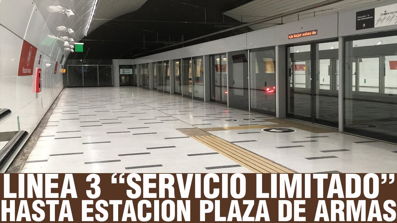Metro De Santiago | Linea 3 con 