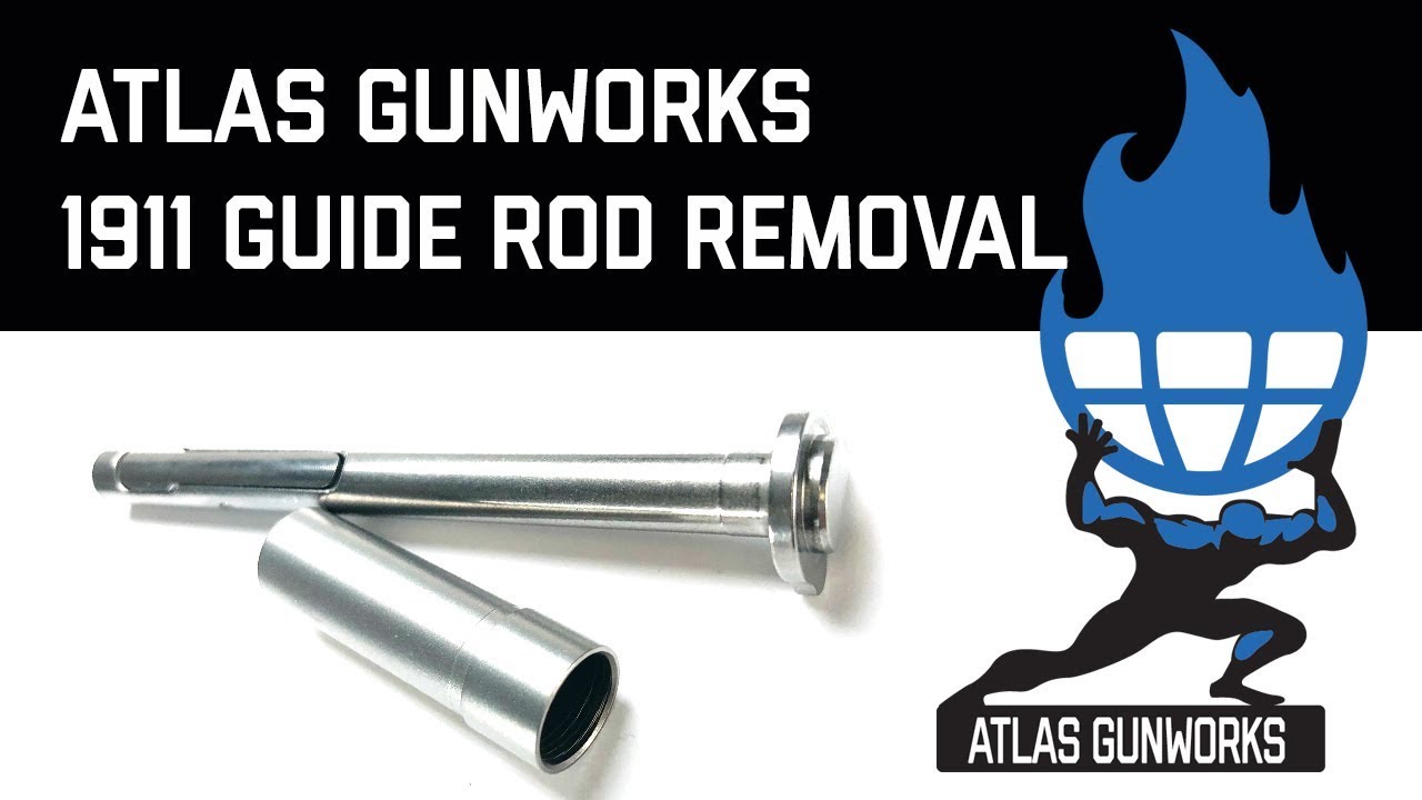 Atlas Gunworks - 1911. Снятие направляющего стержня полной длины.