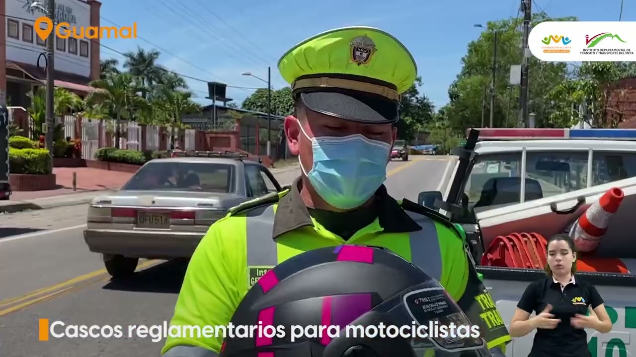 Cascos reglamentarios para motociclistas