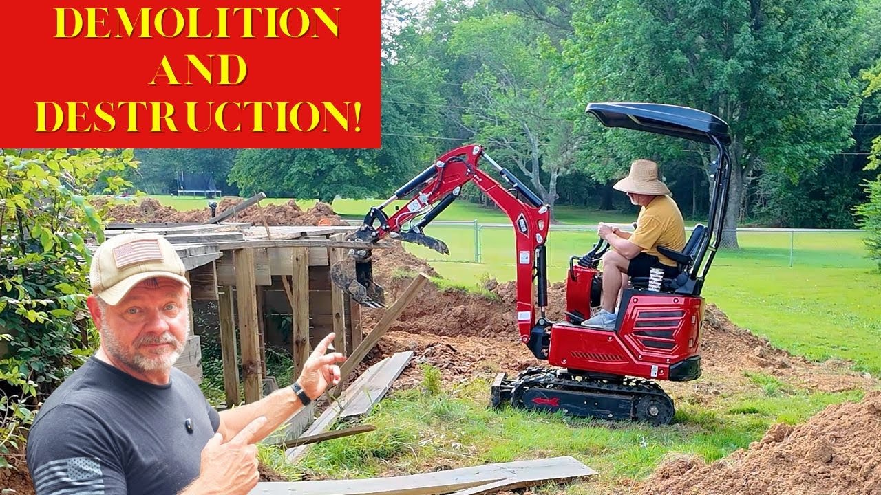 MechMaxx Mini Excavator Demolition Days MEC10