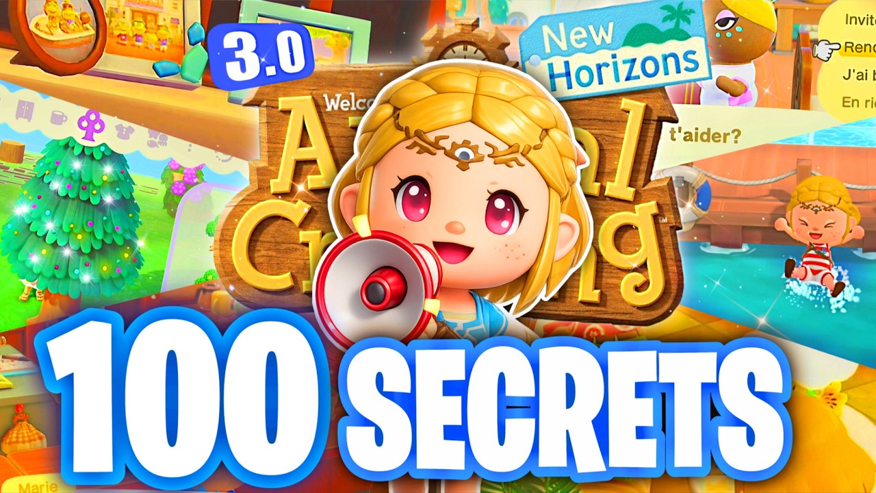 100 SECRETS DANS ANIMAL CROSSING NEW HORIZONS 3.0 (MISE À JOUR)