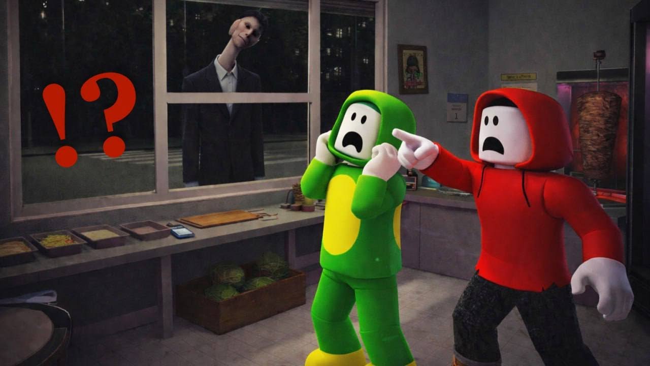 Mikey and JJ 24 Hours Scary Shawarma Kiosk!? (Maizen Roblox)