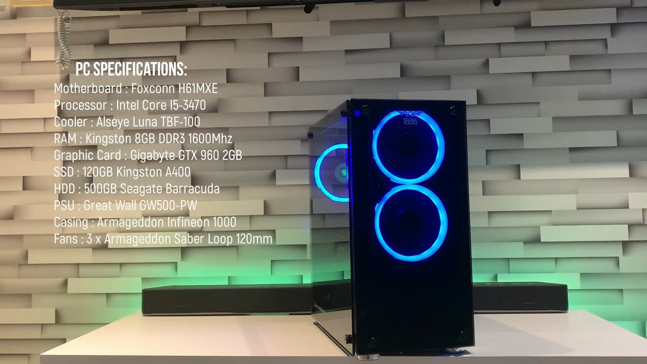 5 Games Benchmark | Intel Core I5-3470 | GTX 960 2GB | 8GB RAM |
