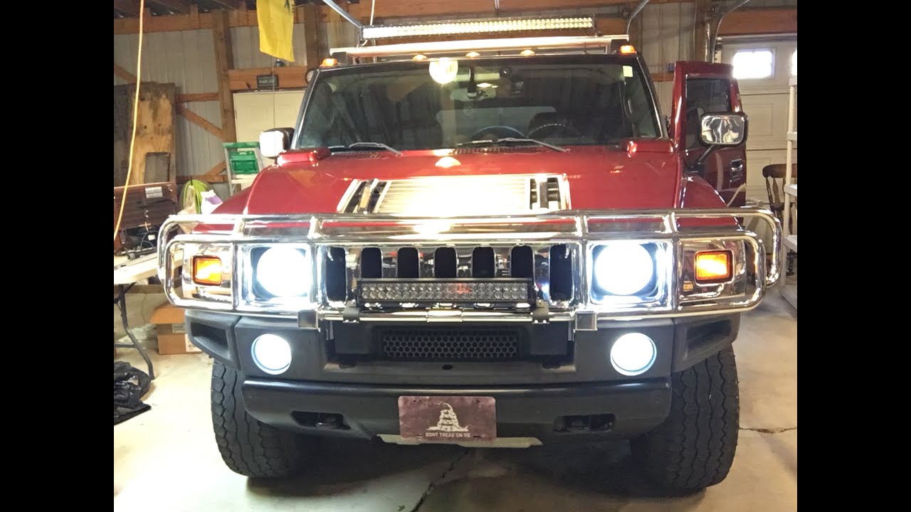 How To Keep Your Driving Lights on With Your Headlights for a Hummer H2