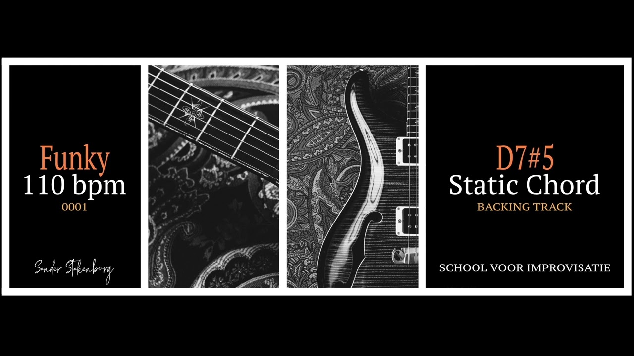Funky D7#5 - D7 Altered - Static Chord Backing Track 0001 - 110bpm