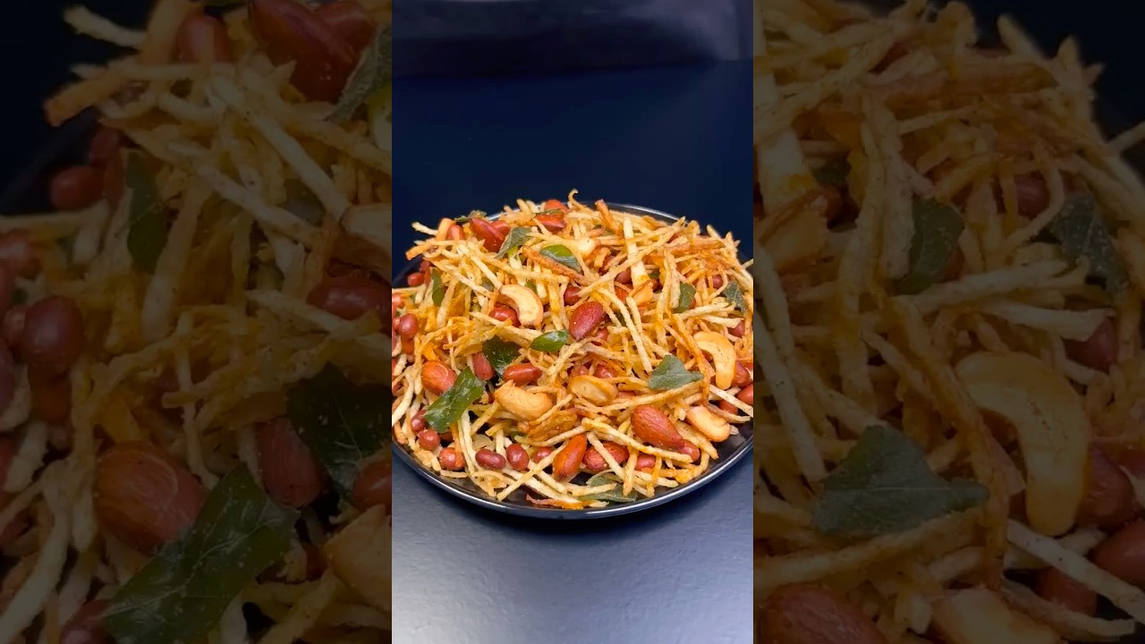 Aloo Lachha Namkeen😋| Navratri Special | Crsipy Potato Snack | Aloo Namkeen!! #shorts #asmr #food